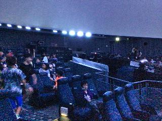 プラネタリウム内の様子