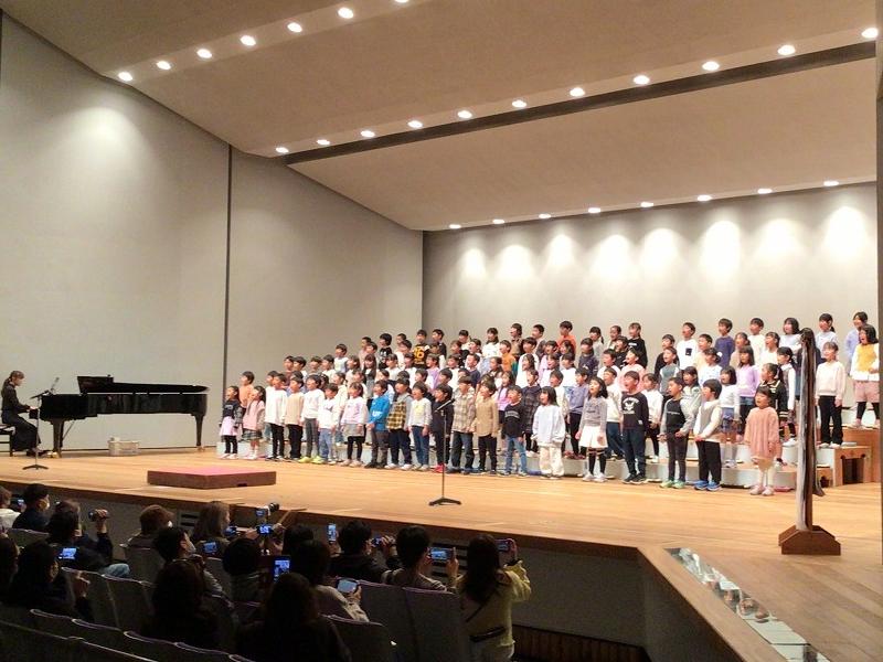 1年生の発表の様子