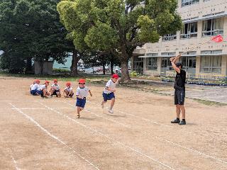 50m走の様子