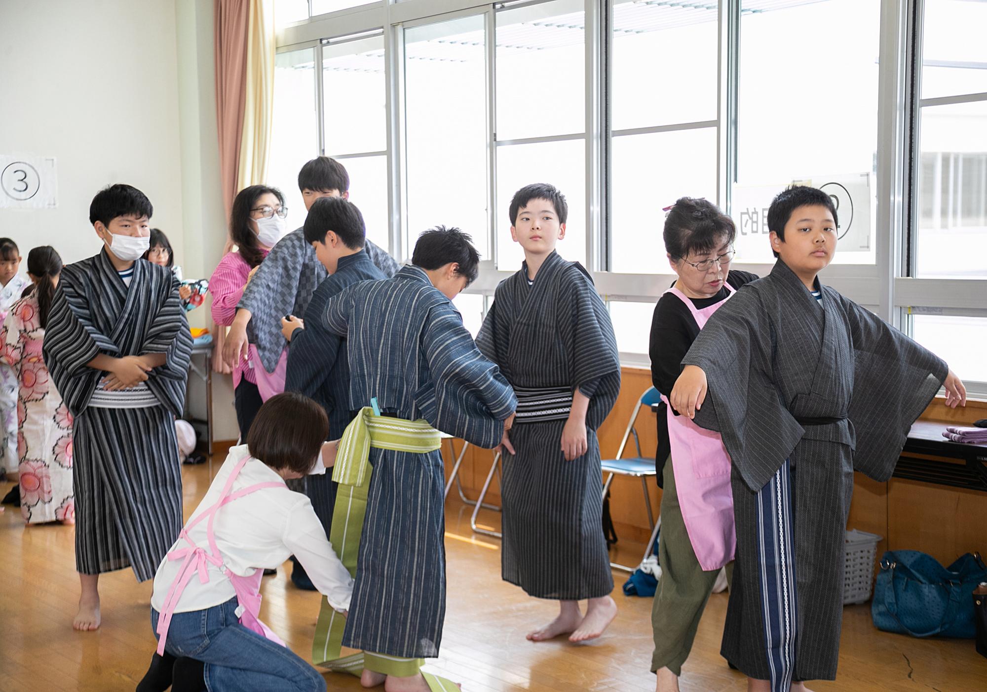 ゆかた体験