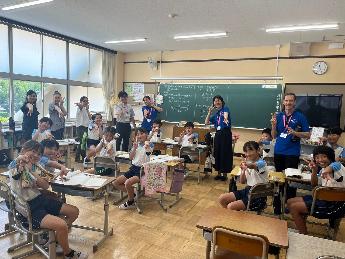 5年生の算数の授業で「ハイチーズ」