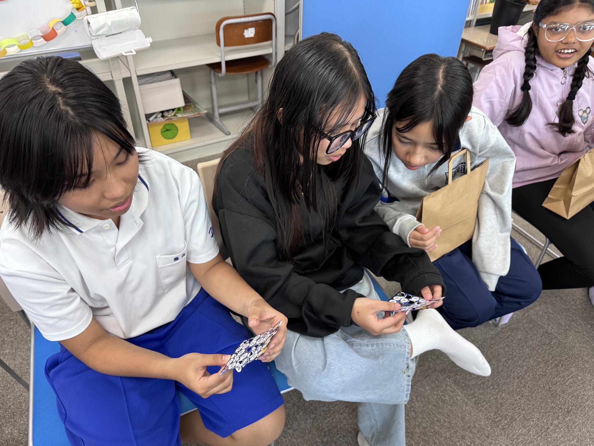 ビンゴ大会の様子
