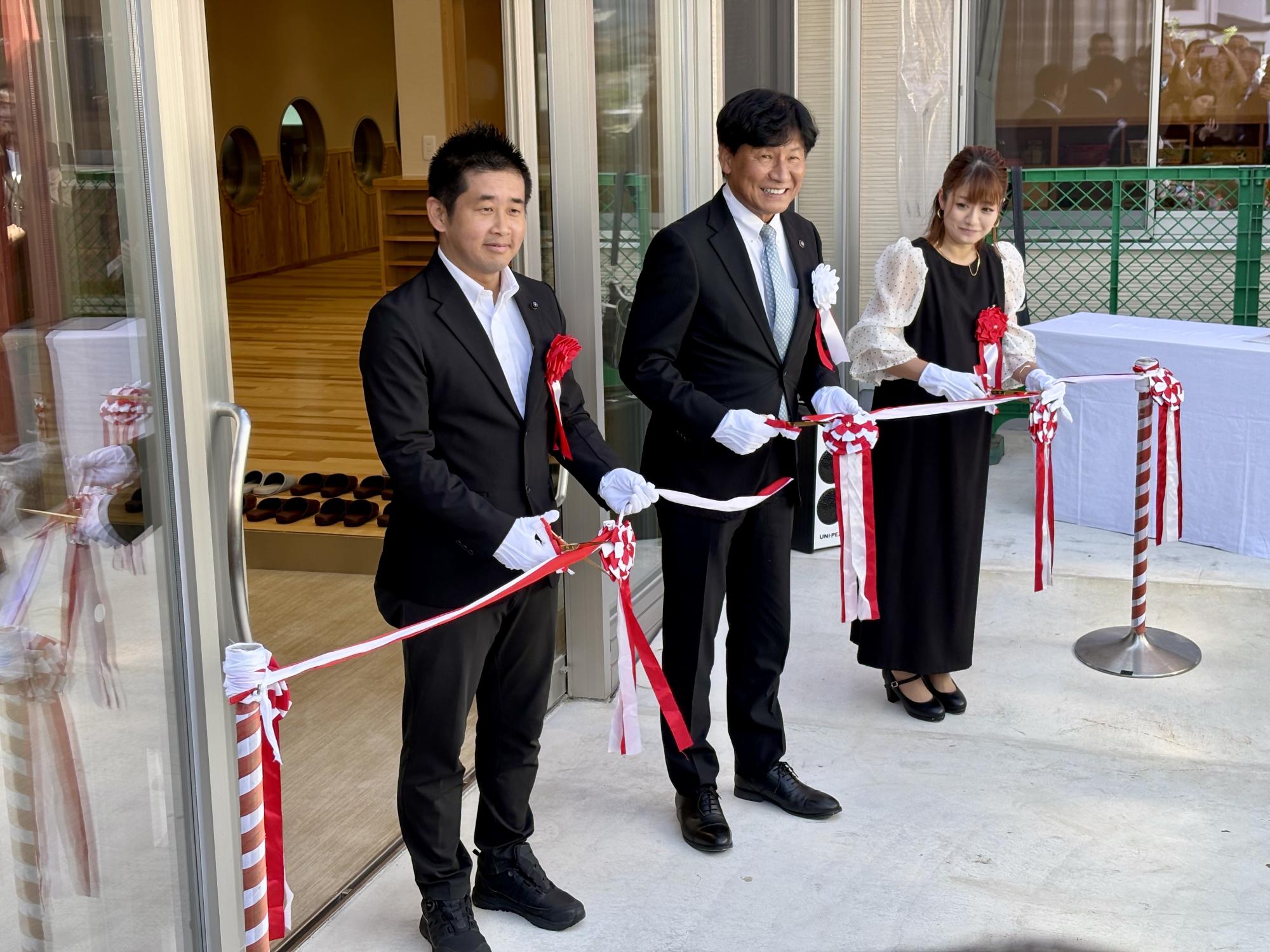 豊川市立睦美保育園新園舎完工式