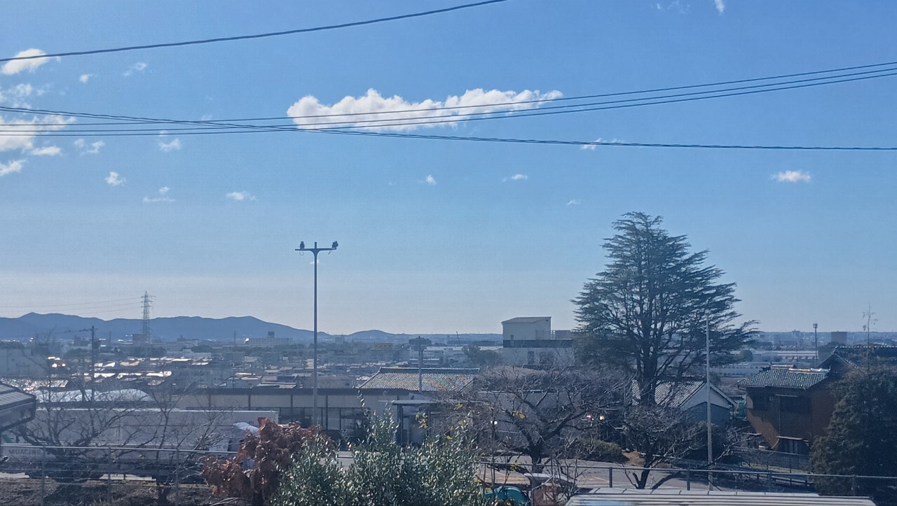 後藤建設の事務所からの景色