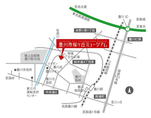 桜ヶ丘ミュージアム地図の写真