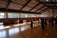 剣道部の練習