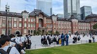 東京駅前写真