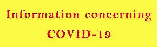 Information concerning COVID-19