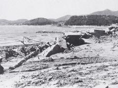 昭和28年13号台風による高潮被害写真