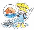 大雨から家を守るイメージ図