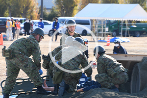 総合防災訓練の様子