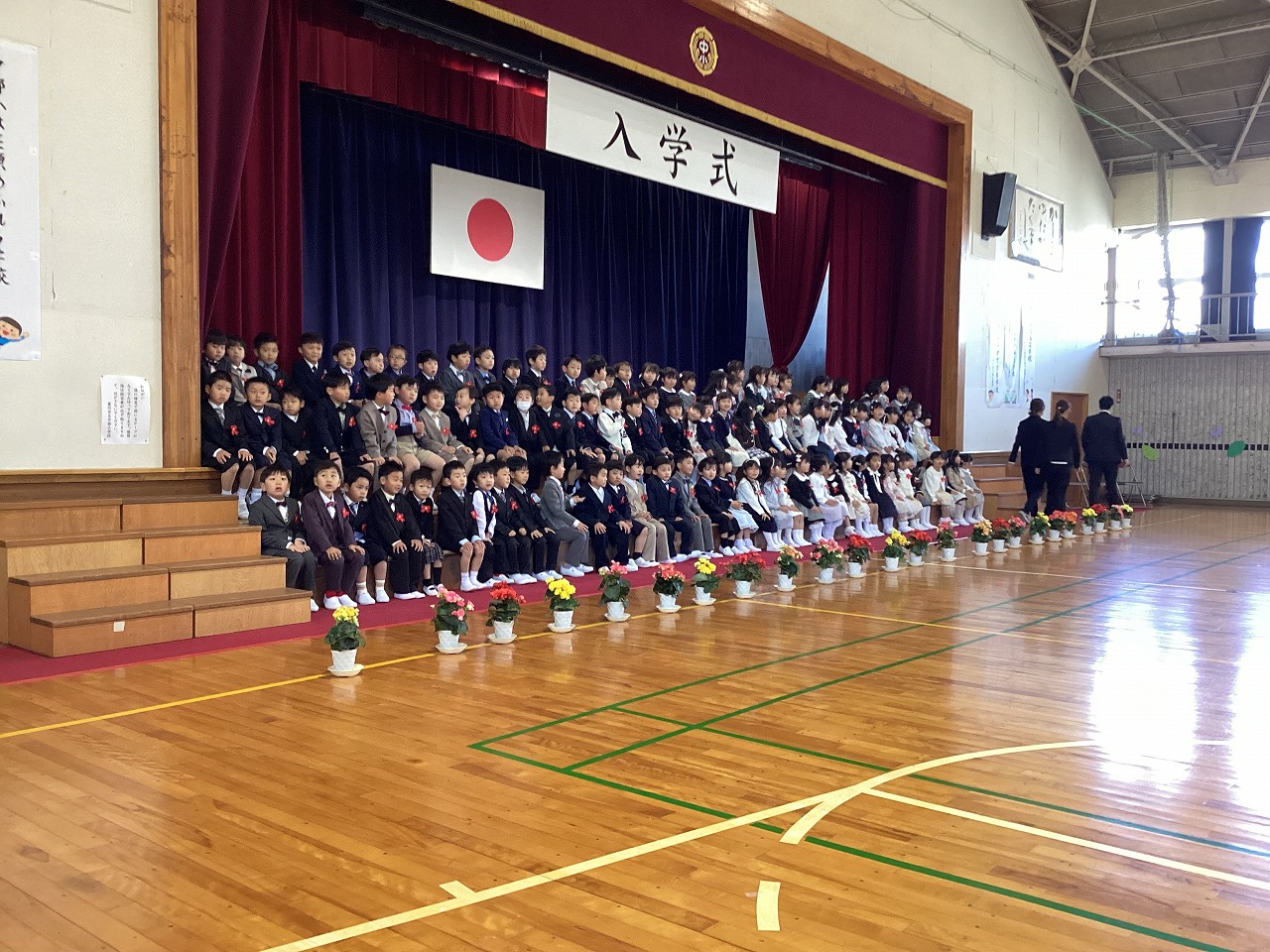 新入生の全体のようす