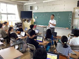 租税教室の様子