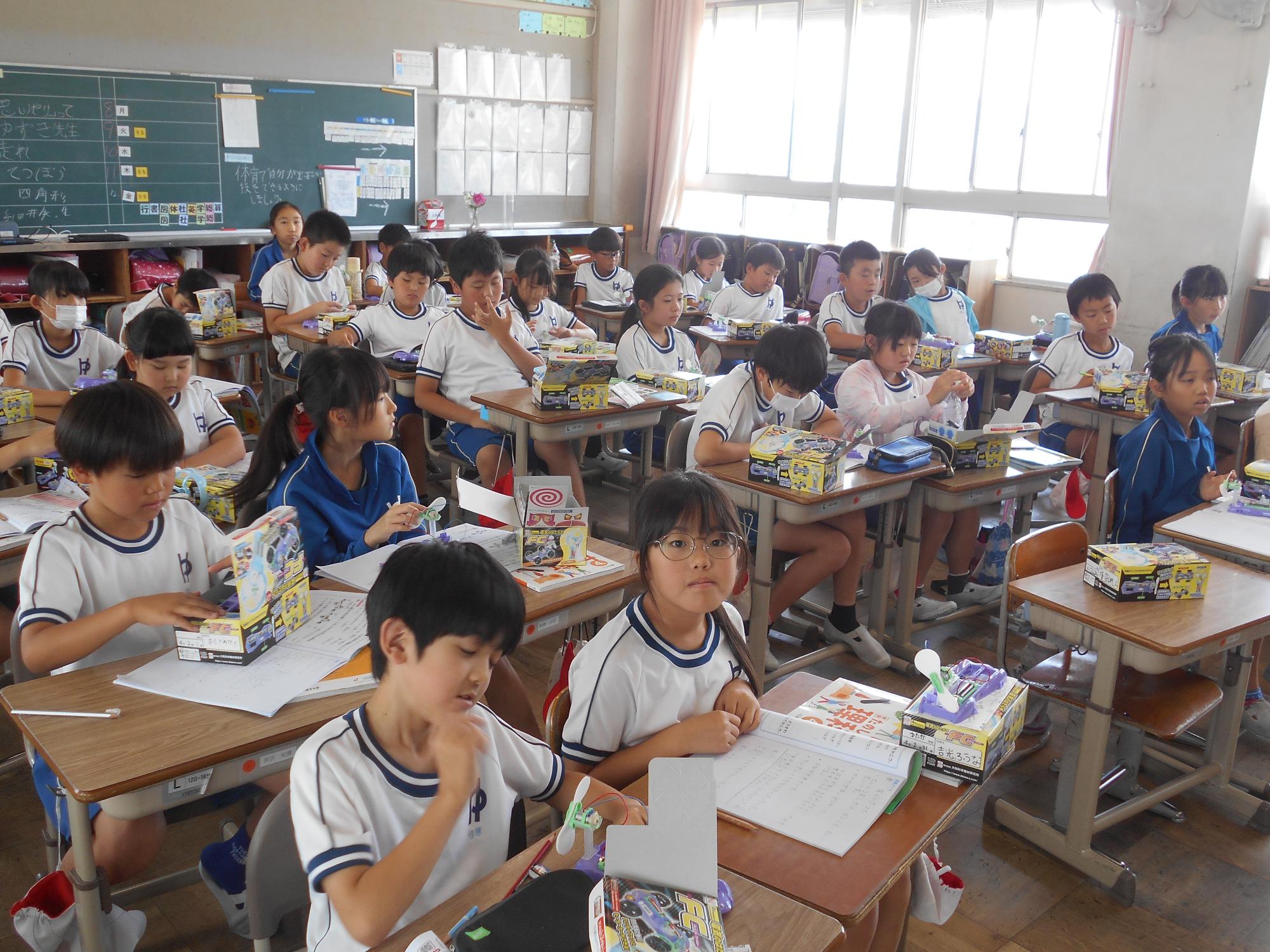 興味をもって授業を受けています。