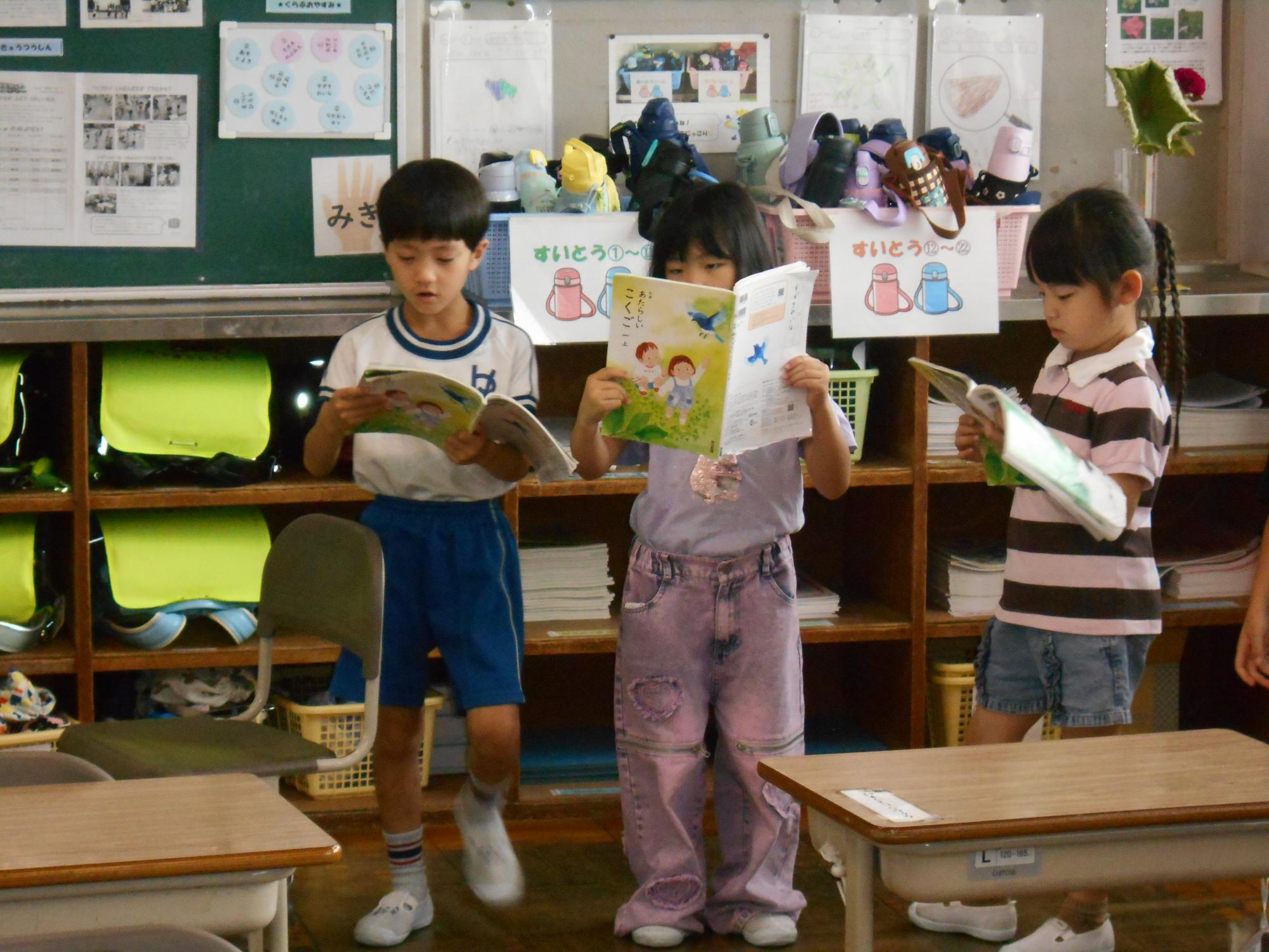 声の大きさの確認をします。