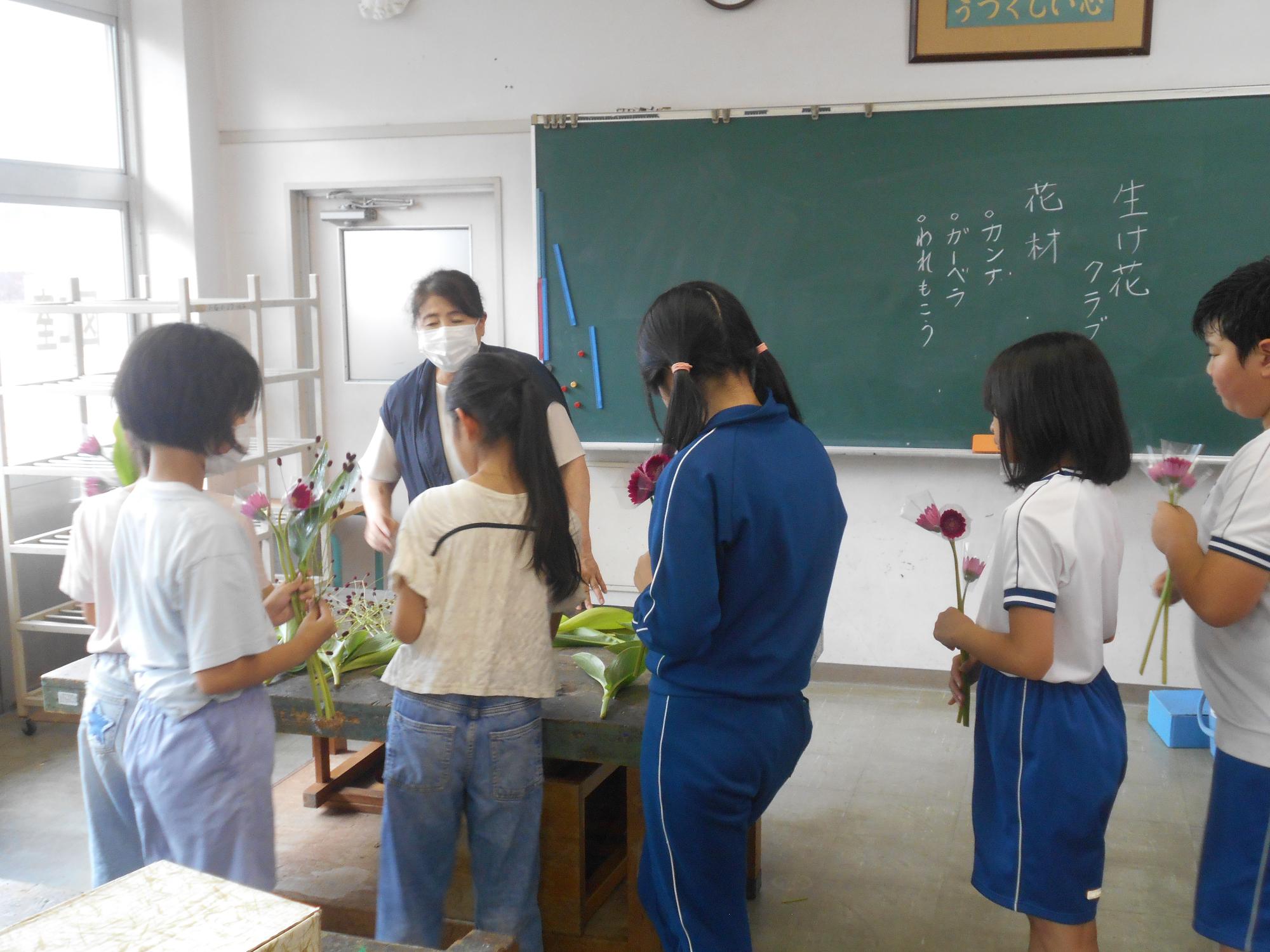 生け花クラブです。