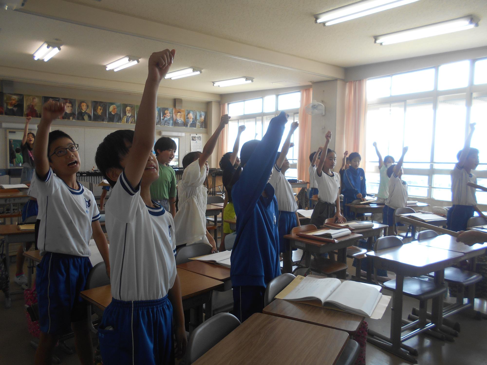 最後のポーズです。