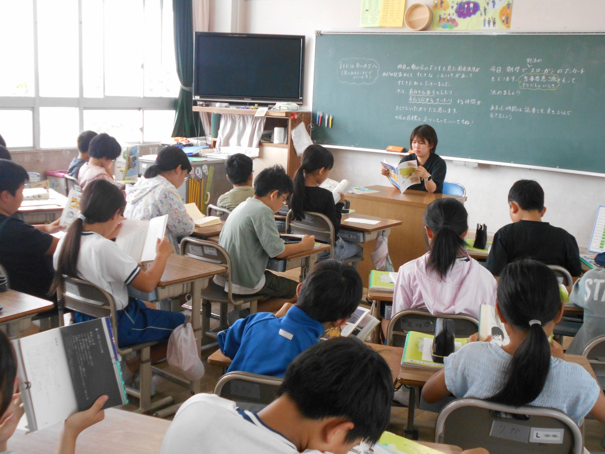 学級全体で取り組んでいます。
