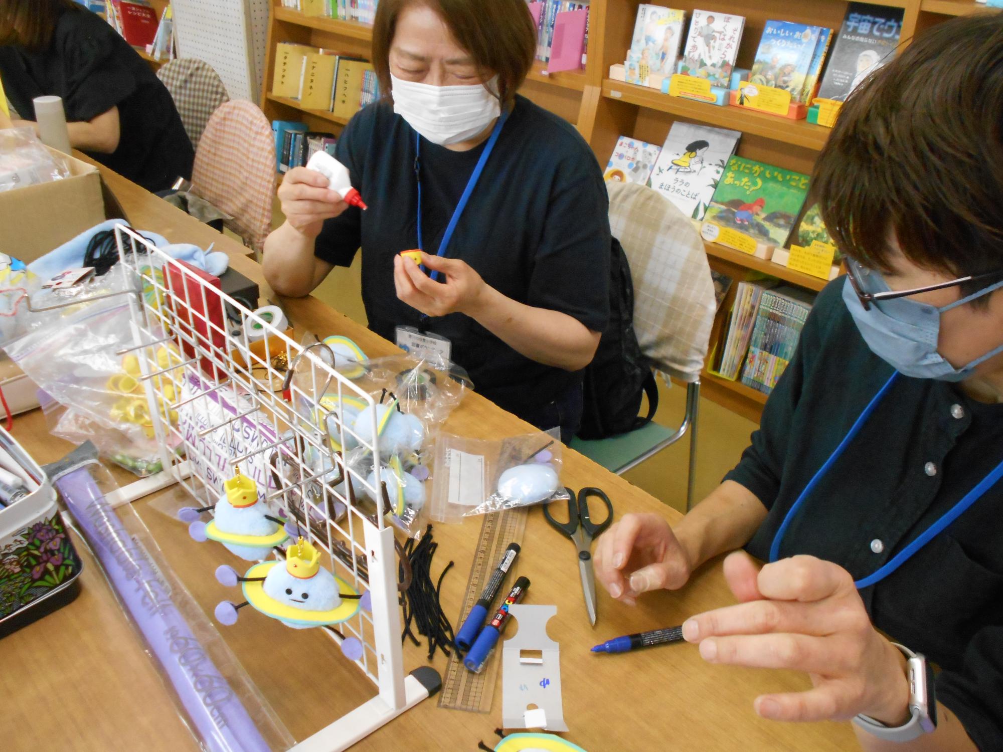 マスコット「ゆたかん」を作っています。