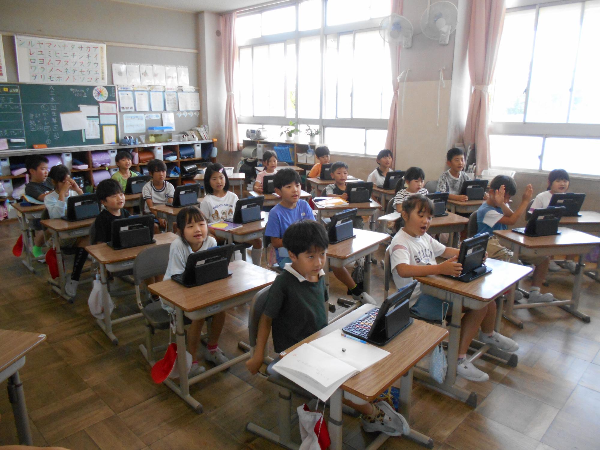 楽しみながら学習しています。