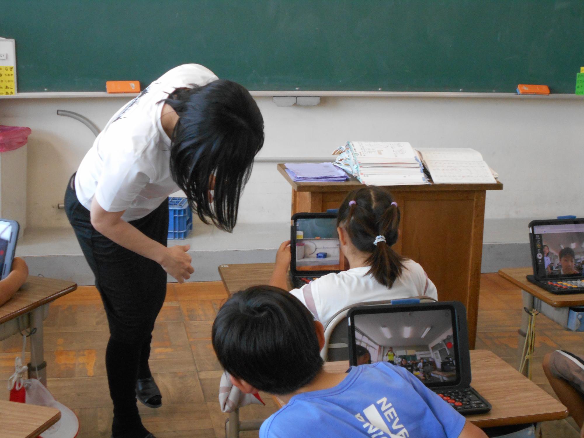 一人一人確認をします。