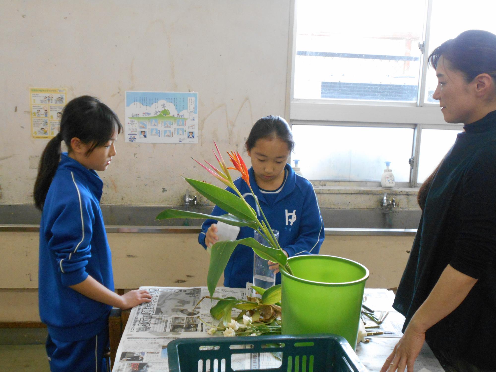 栄養剤も入れます。
