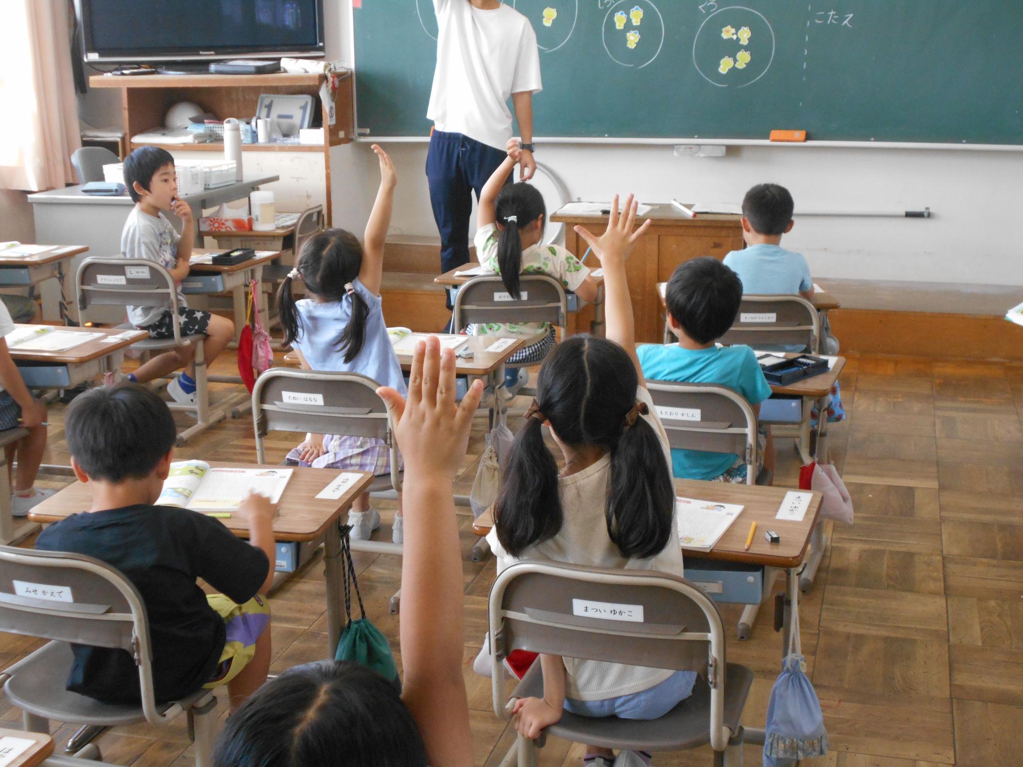 めあてに向かい学びを進めます。