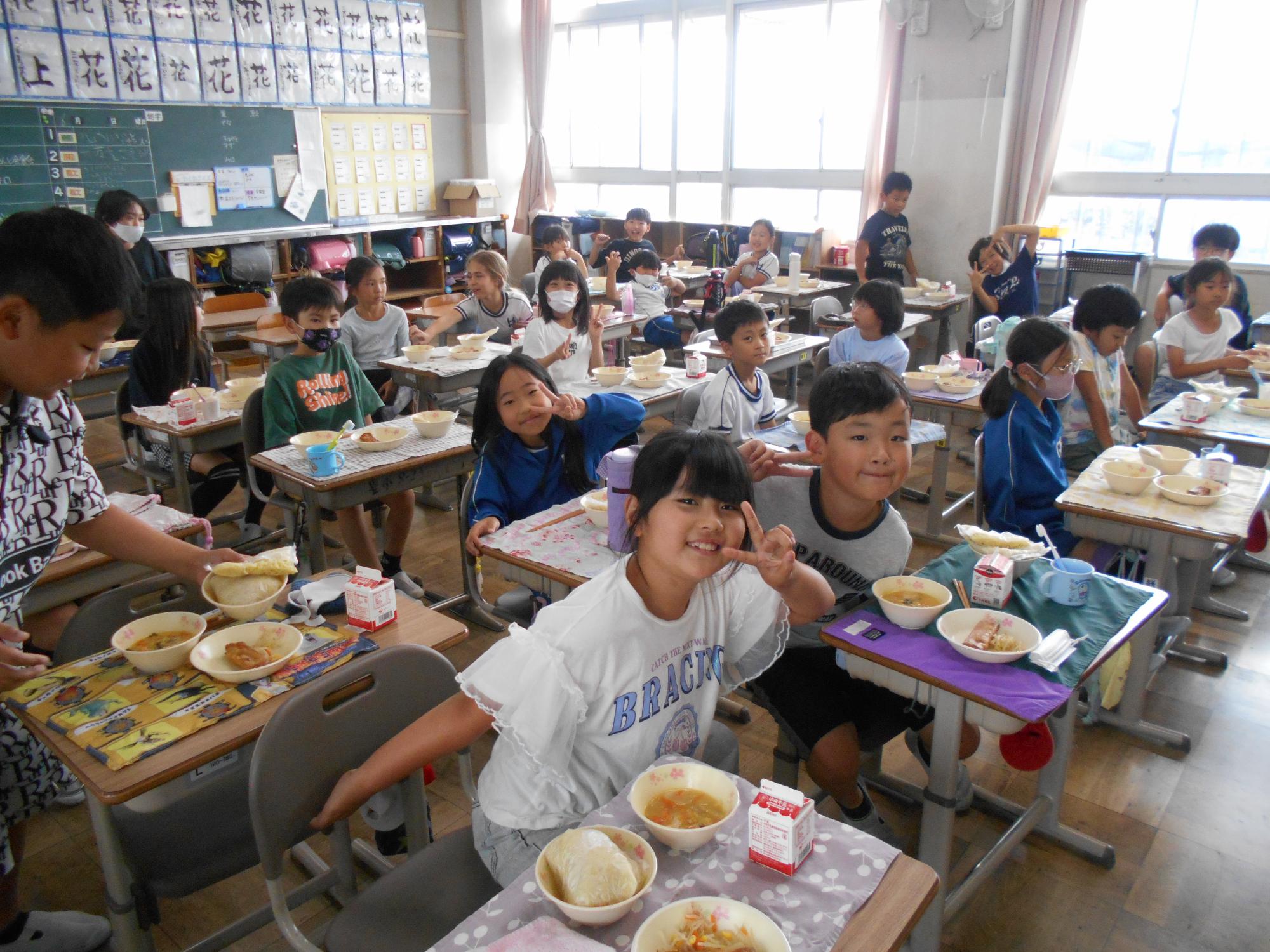 イベント給食を楽しみにしていました。
