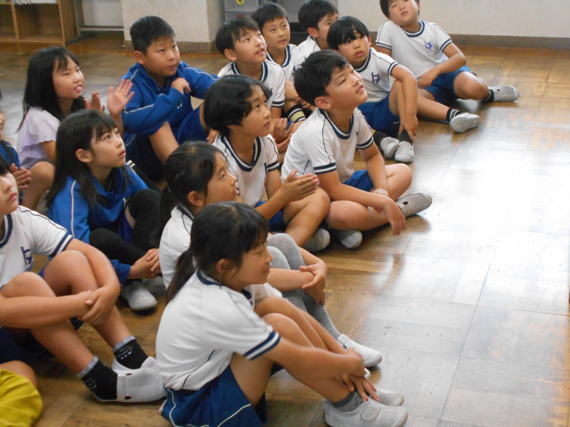 集中して聞けています。