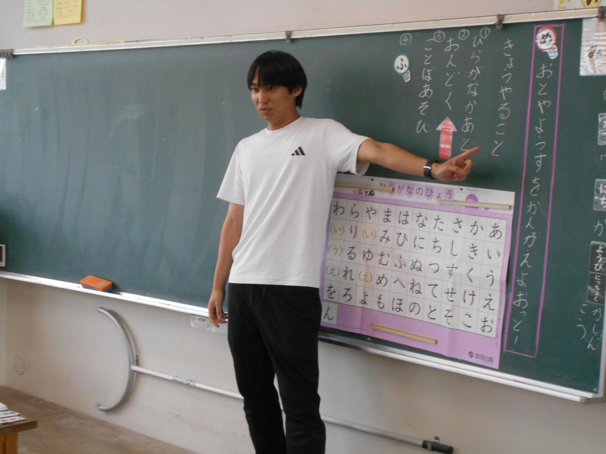 めあてに向かい学びます。