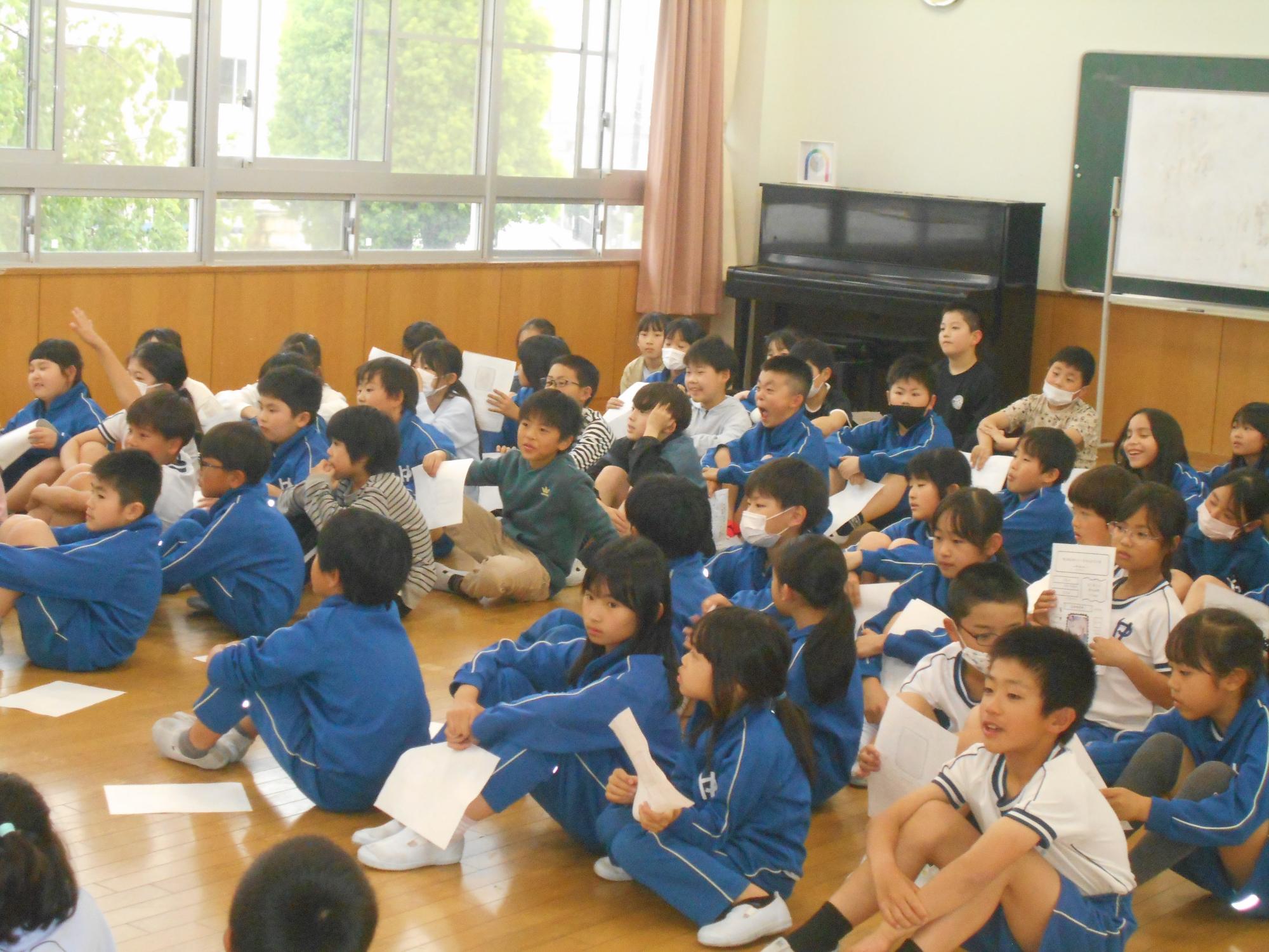 子どもたちも楽しみにしています。
