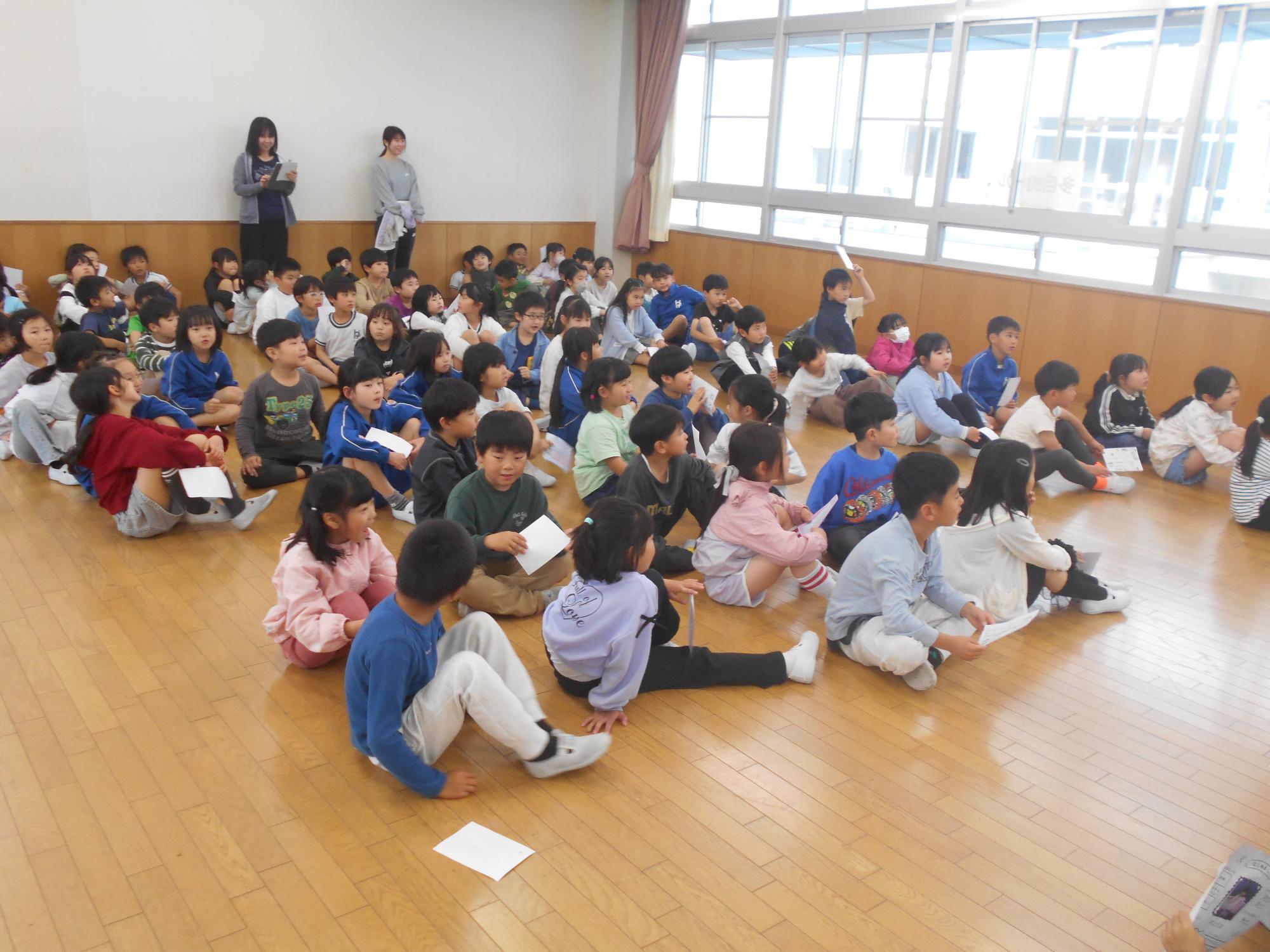 2年生もワクワクしています。
