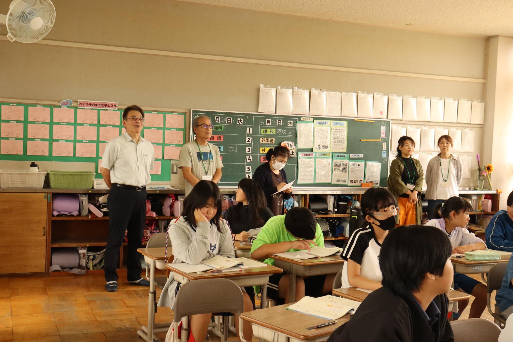 6年生の授業です。