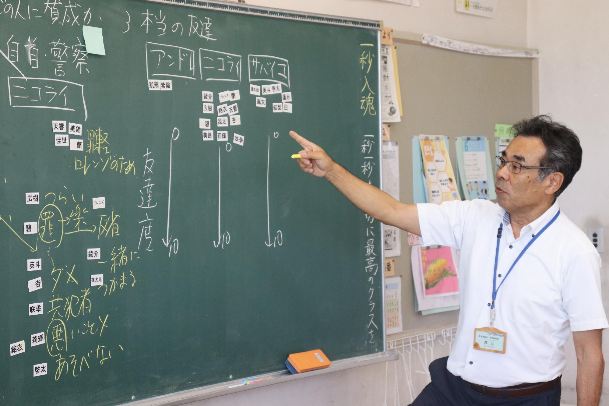 西川先生の話