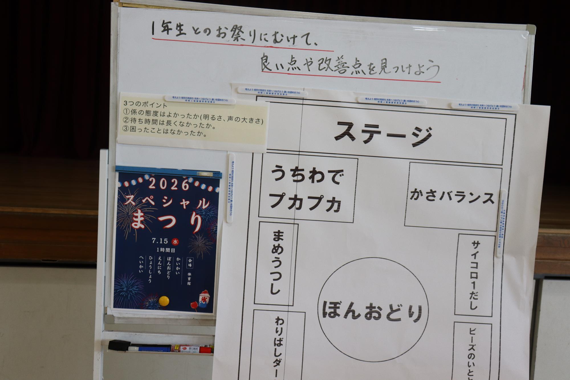 めあてに向かって学びを