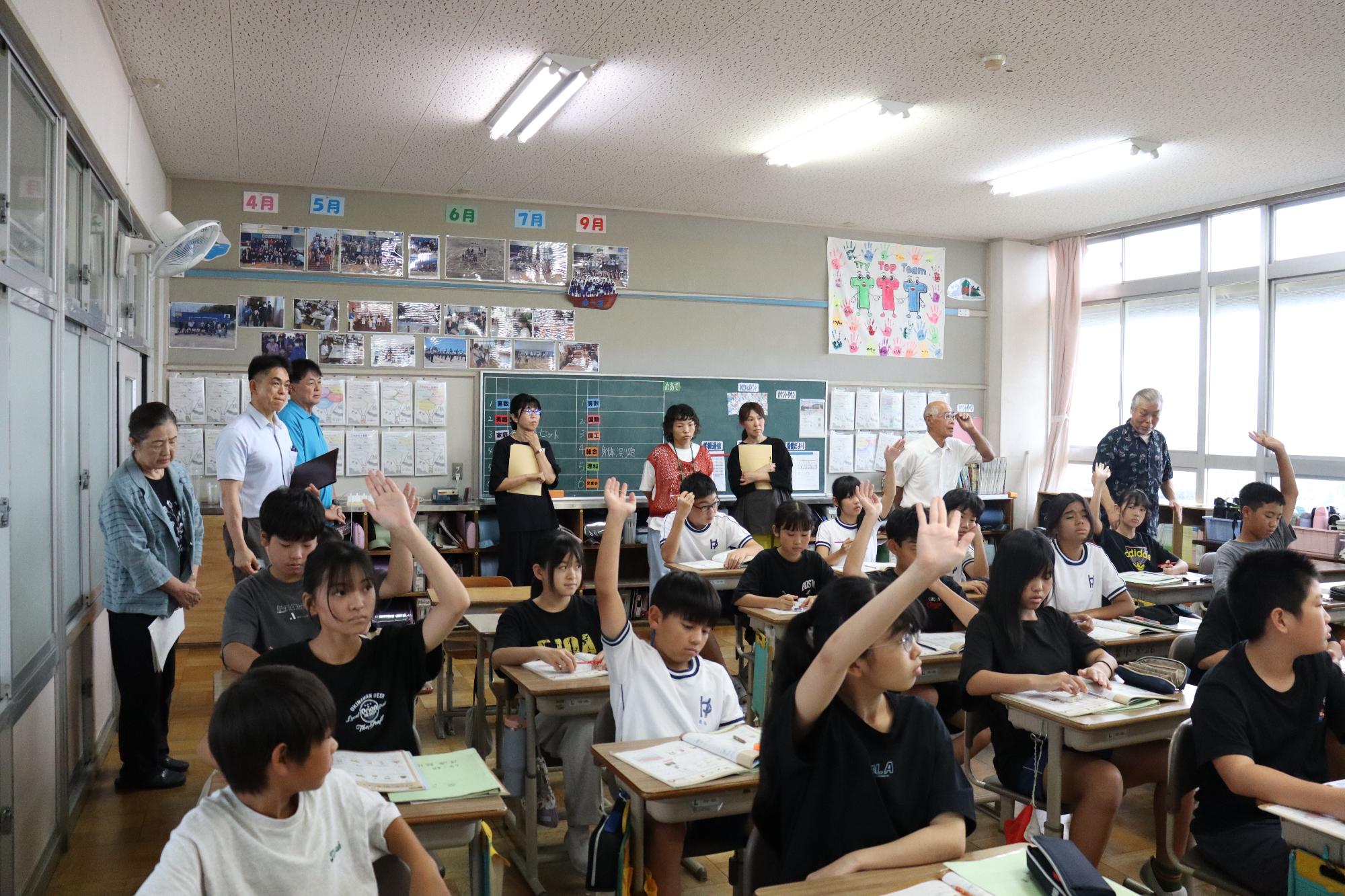 子どもたちは頑張っていました。