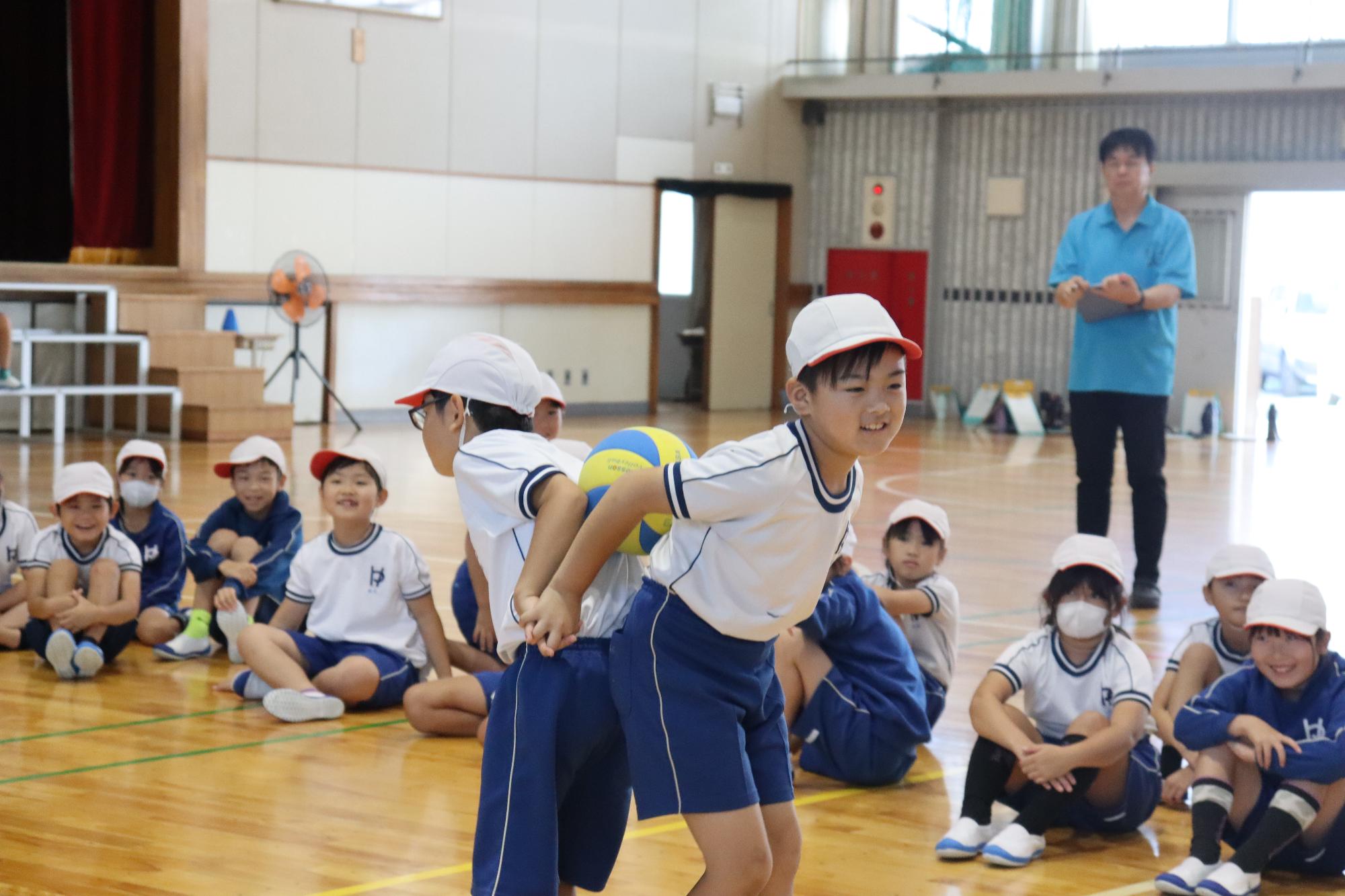 子どもが行ってみます。