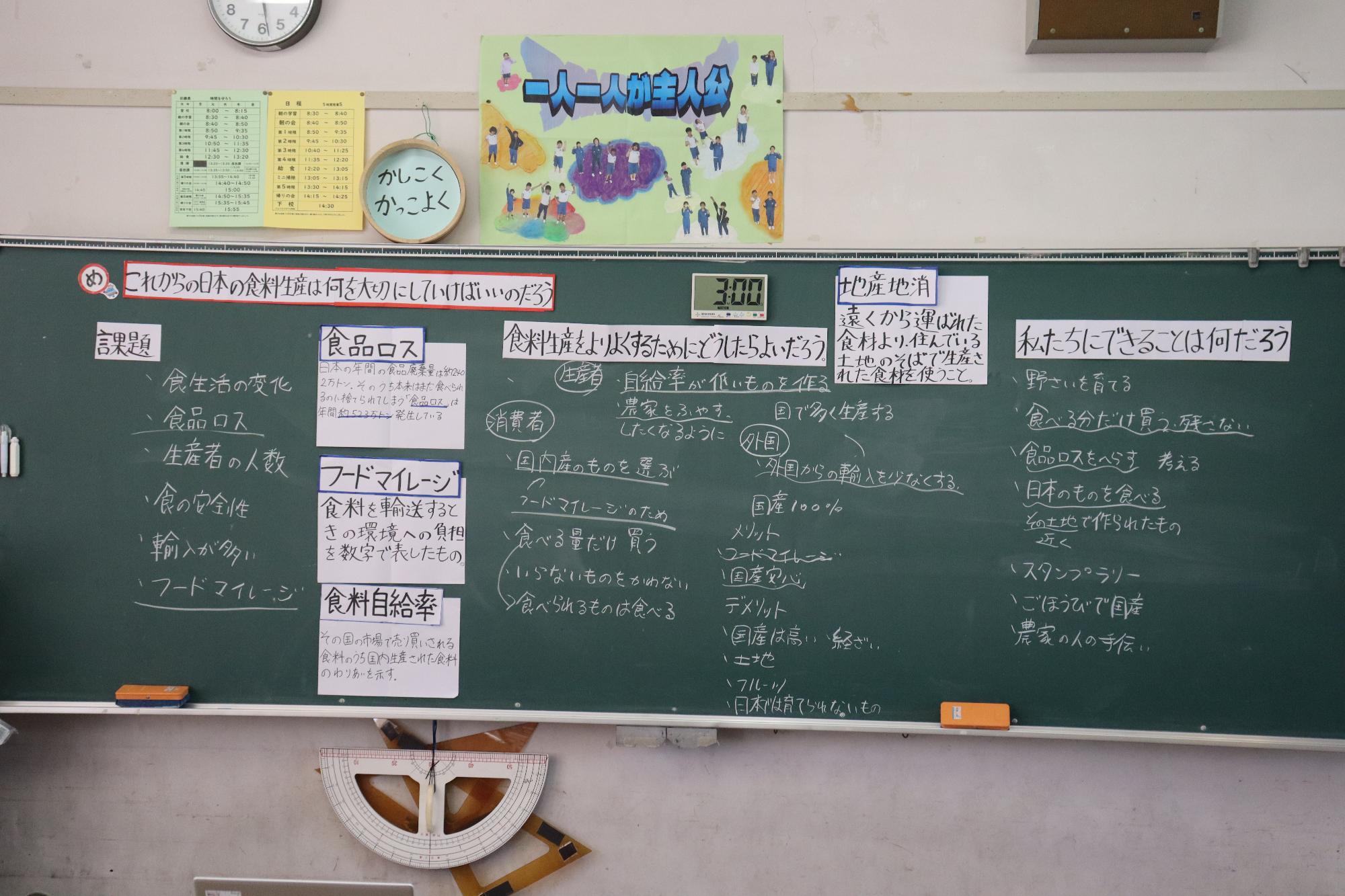 めあてに向かい学びをすすめました。