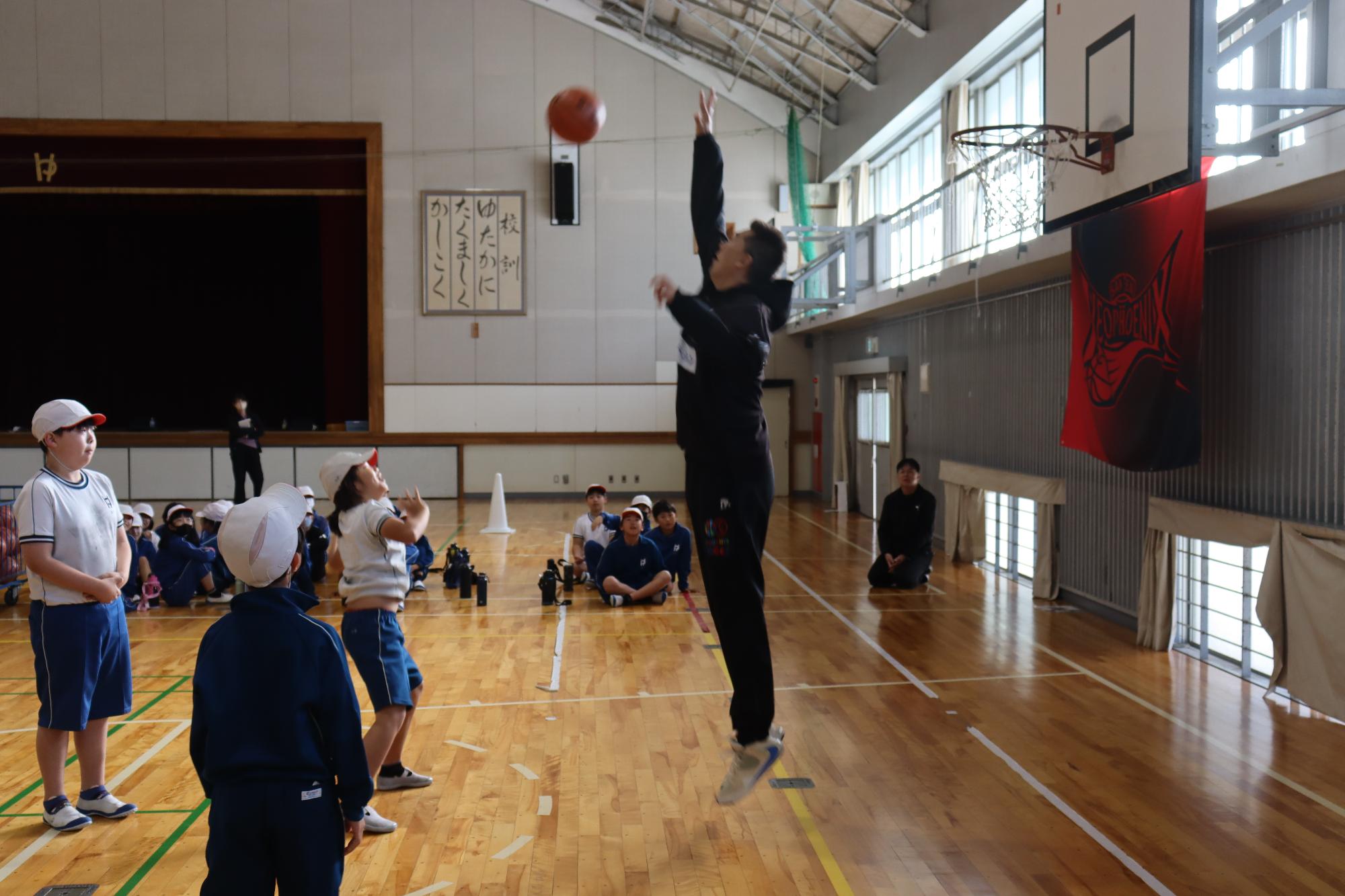 バスケ出前授業