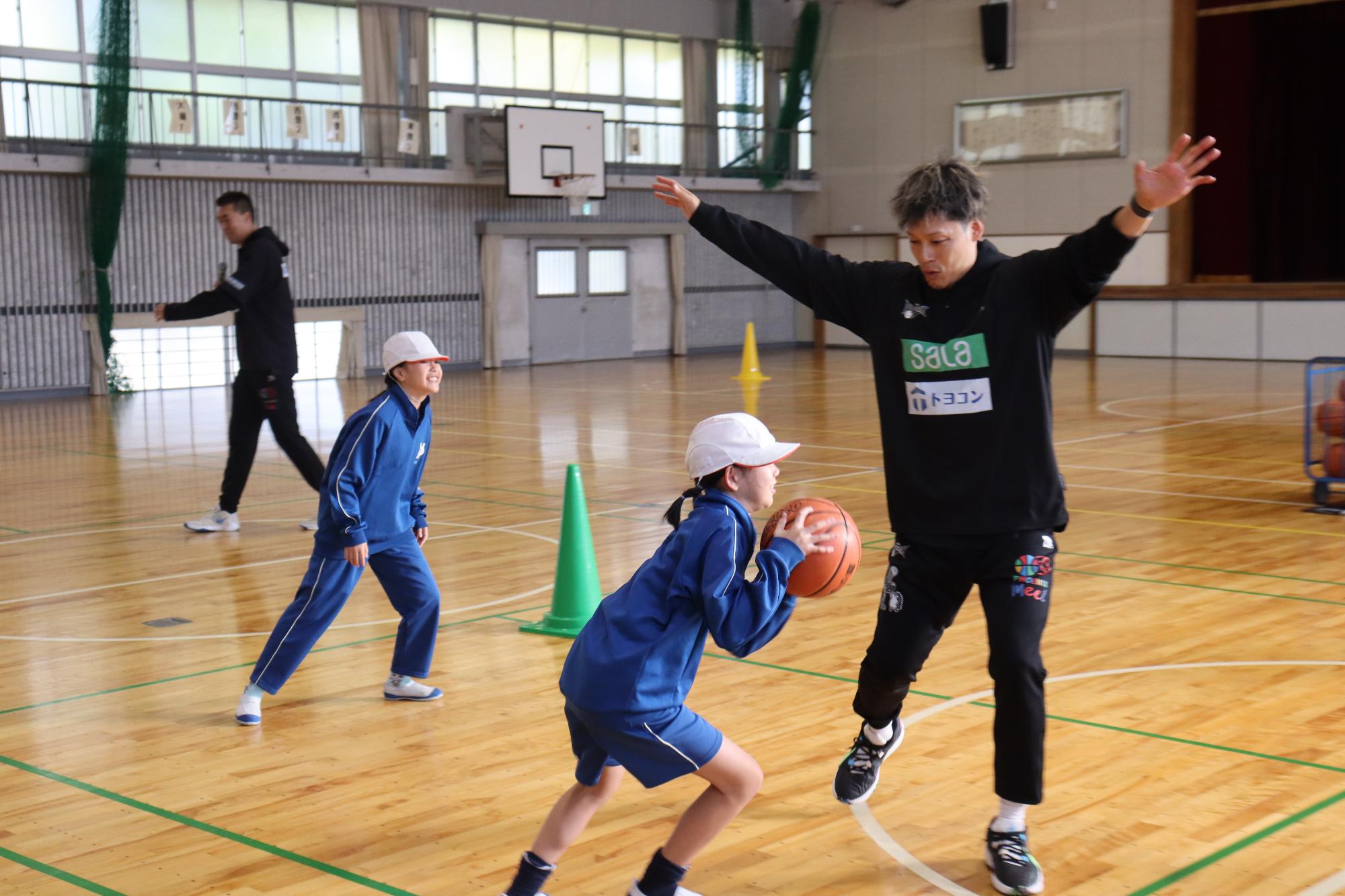 バスケ出前授業