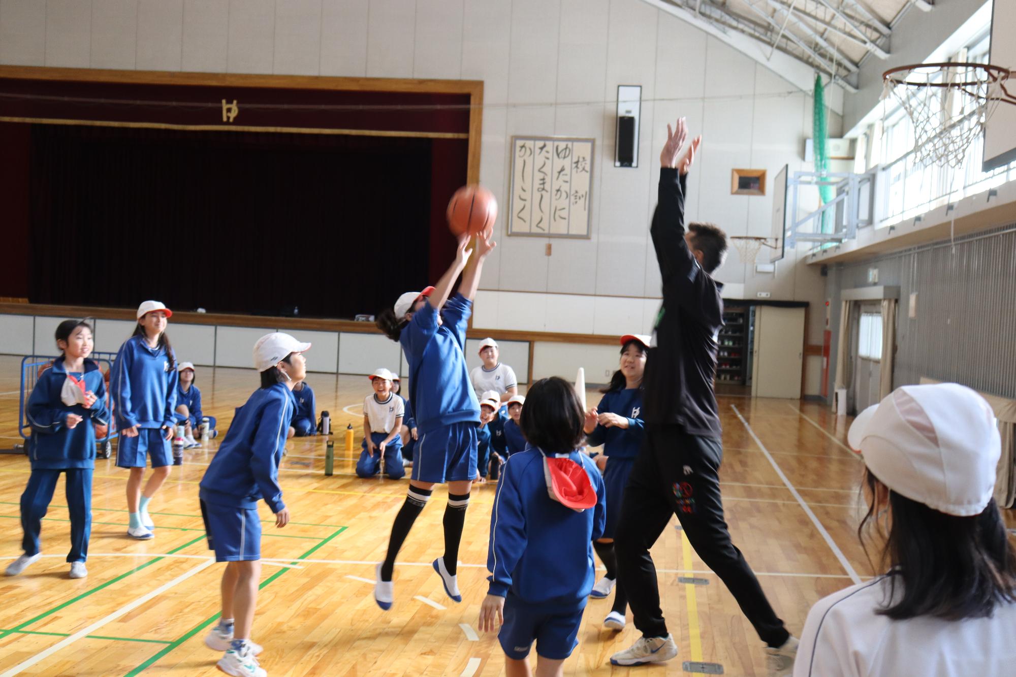 バスケ出前授業