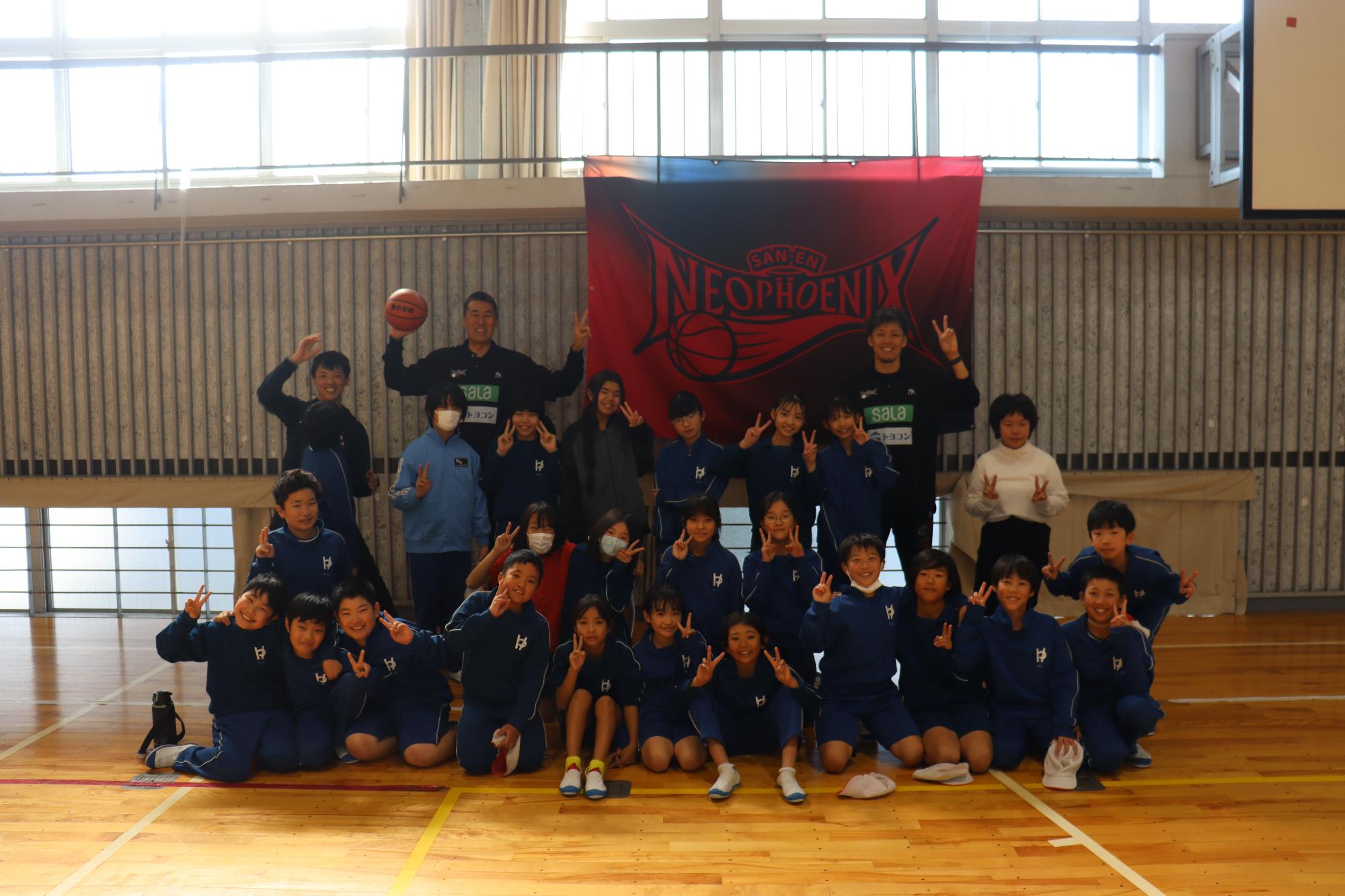 バスケ出前授業