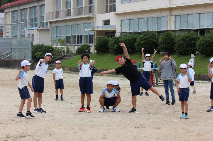 久々にみんなで外で遊べます