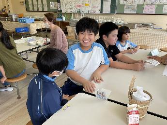 異学年とペアを組みます