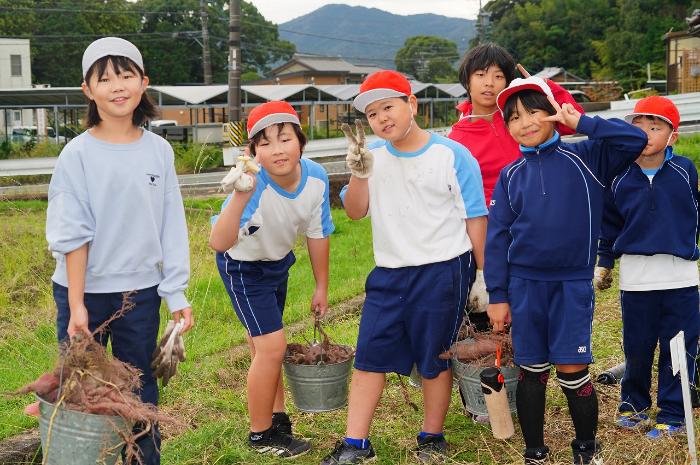 たくさんとれたよ！「重た～い」