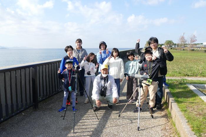 この日の探鳥会もたくさんの野鳥を見ることができました！