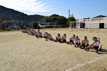 ゴールした順に並びます