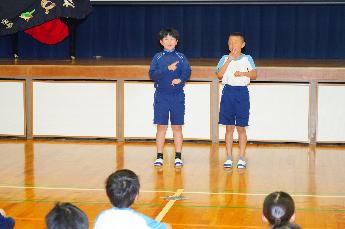 今月のめあては「じゅんびちゃくせきチャイム前」です