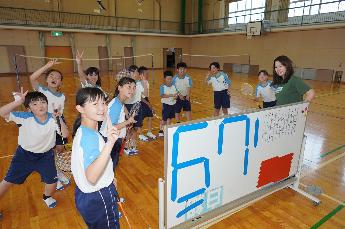 初めてバドミントンクラブに入りましたが、思いっていた10倍楽しかったです
