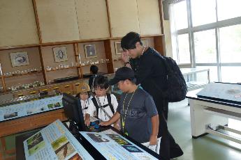 展示物から学びます！